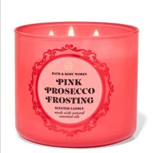 Pink Prosecco Frosting Candle